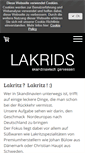 Mobile Screenshot of lakrids.de