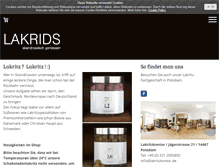Tablet Screenshot of lakrids.de